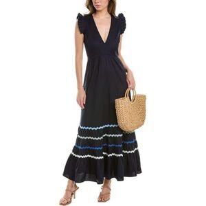 Sachin + Babi Rosa Maxi Dress in Midnight Blue Size 4